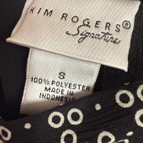 Black and White A-Line Skirt Size Small - Picture 2 of 5